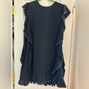 TCEC Studded Ruffle Dress